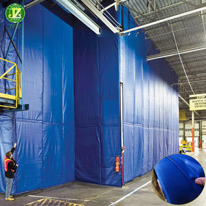 Bâche de construction en PVC noir et blanc <span class=keywords><strong>avec</strong></span> œillets, bâche de toiture 20x20 pieds pour usage agricole - Product Image 1