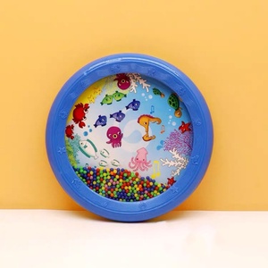 Wholesale Orff Percussion Instrument Portable 7 Inch 17.5 CM Inch Plastic Ocean Wave <b>Drum</b> Musical Instrument Ocean <b>Drum</b> - Product Image 4