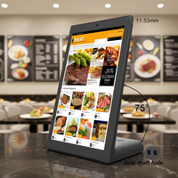 Tablette PC de restaurant en forme de L la plus vendue, écran tactile 10,1 pouces, option RK3288, NFC, 2+16 Go, pour la commande de menus alimentaires en restaurant