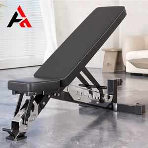 Adjustable Home Gym Exercise <strong>Bench</strong> With Dumbbells Portable Metal Foldable Design Safety Features - Product Image 2