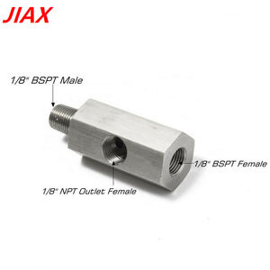 M14x1.5ถึง1/8นิ้ว NPT ตัวแปลงเซ็นเซอร์แรงดันน้ำมันเกลียวตัวทีอุปกรณ์อะแดปเตอร์ M14 * 1.5 - Product Image 6