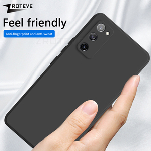 Para <span class=keywords><strong>Samsung</strong></span> Galaxy S20 FE S21 Plus <span class=keywords><strong>S22</strong></span> S23 <span class=keywords><strong>Ultra</strong></span> <span class=keywords><strong>5G</strong></span> contraportada silicona líquida suave a prueba de golpes funda protectora para teléfono al por mayor - Product Image 5