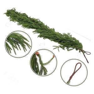 Guirnalda de pino artificial Huiyue de 60 cm, decoración navideña para colgar en la chimenea o en la pared - Product Image 3