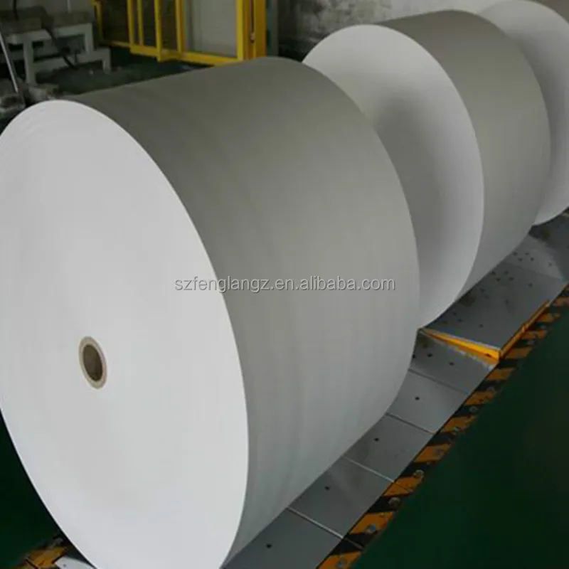 ورق أوفست خالي من الخشب الأبيض غير مطلي بوزن 60 جرام لكل متر مربع بسعر رخيص من المصنع بالصين في بكرات
