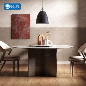 Thanh Lịch Hiện Đại Trung Quốc Vòng Bàn Ăn Gia Đình Sang Trọng Đồ Nội Thất Nhà Hàng Với Xoay Trung Cho Nhà Bếp Bữa Ăn Tối Cách Sử Dụng - Product Image 1