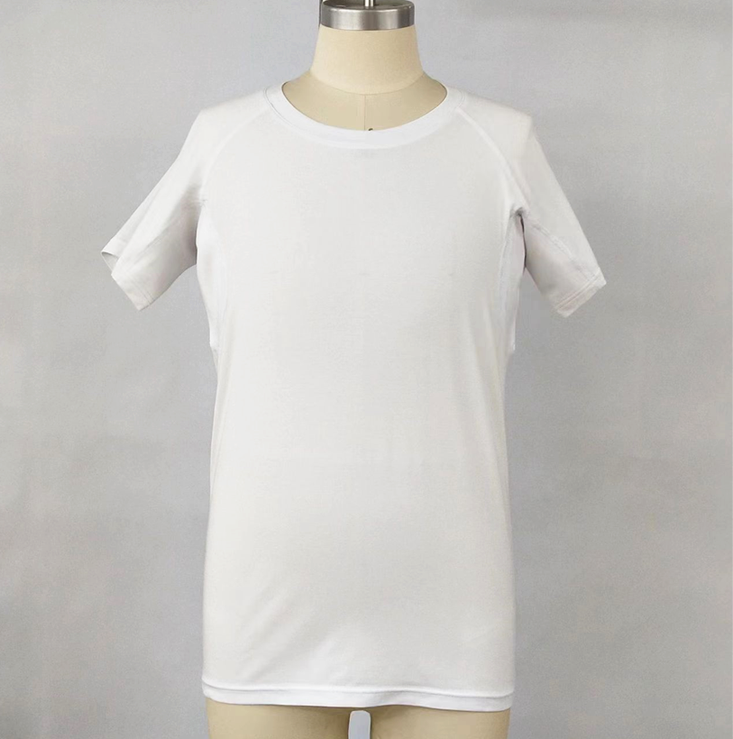 Hommes Crew Neck-blanc