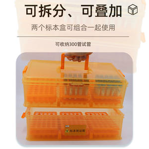 Caja de Transporte de Muestras Médicas para Hospitales, Caja de Transporte de Muestras para Sangre, Orina y Heces, Caja de Almacenamiento de Gestión 6S para Pruebas - Product Image 3