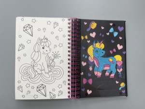 Kit de Manualidades de Arte con Gemas Brillantes de Unicornio, Juego de Pegatinas de Diamantes de Dinosaurio, Juguete de Regalo para Niños de 7 a 12 Años - Product Image 6
