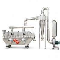 Sécheur à lit fluidisé vibrant DZJX avec contrôle automatique de la température pour engrais composés, poudres d'acides aminés et de vitamines, granulés