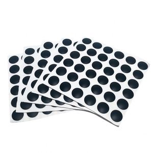 Almohadillas de Silicona Anticolisión y Silenciosas para Muebles de Oficina en Casa, Color Negro, Junta de Sellado de Goma de Silicona para Cualquier Tamaño - Product Image 1