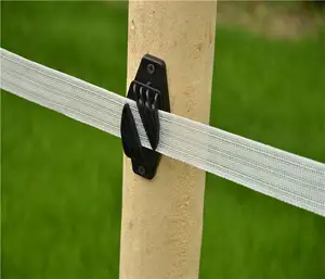 Vibterrui-ruban isolant pour clôture électrique, station de ferme de bétail en bois, prix d'usine de haute qualité