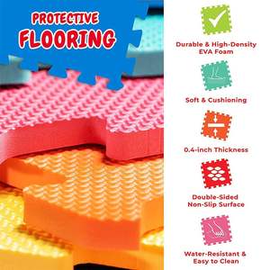 Honloy – <span class=keywords><strong>tapis</strong></span> de jeu en <span class=keywords><strong>mousse</strong></span> pour bébé, <span class=keywords><strong>tapis</strong></span> de salle de sport pour enfants, <span class=keywords><strong>tapis</strong></span> de salon, <span class=keywords><strong>tapis</strong></span> de jeu pour enfants, <span class=keywords><strong>tapis</strong></span> de jeu d'intérieur pour enfants - Product Image 4