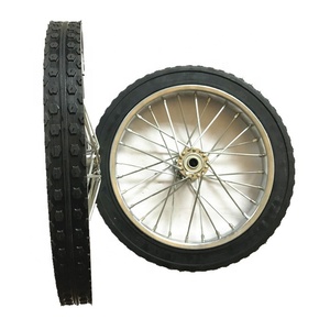 Roue en caoutchouc massif de 16 pouces avec jante en acier - Product Image 4
