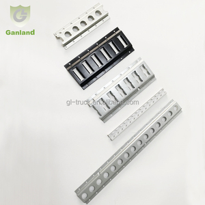 Rail E-Track GL-19115-2 noir thermolaqué, système de fixation de cargaison réglable pour camions, remorques, transport automobile, logistique et déménagement - Product Image 6