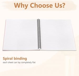 Spiral Bound B5 College Ruled <b>Journal</b> 10.5 X 7.45 Inch Kraft Cover Notebook 70 Sheets (140 Pages) for Student Study - Product Image 4