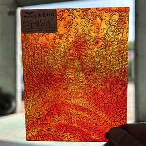 Preço De Fábrica Barato Artesanato Sólido Multi-Purpose Suprimentos Quarto Artesanato Transparente Folha De Vitral - Product Image 4