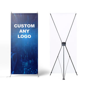 Expositor Publicitario Personalizable de Aluminio con Ruedas para Ferias Comerciales, 80cm <span class=keywords><strong>x</strong></span> 180cm, Interior, Impermeable, Portátil, con Impresión Digital, Fácil de Usar - Product Image 2