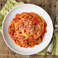 500g de Spaghettis Italiens aux Semoule de Blé Dur, Pâtes Fraîches Artisanales pour Recettes Italiennes Traditionnelles Séchées et Emballées en Sachet