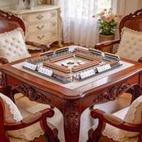 Permainan Papan Mahjong Eksklusif Stok AS Lokal, 160 Ubin Berat dalam Kotak Aluminium Kokoh untuk Permainan Papan Klasik, Dapat Dikirim