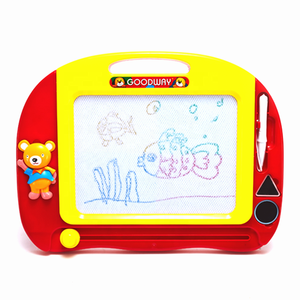 Tableau magnétique à dessin pour enfants, grand tableau à gribouiller, bloc de dessin et de peinture en plastique durable - Product Image 1