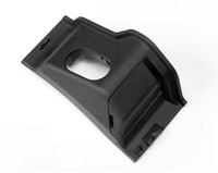 Support de garde-boue arrière en aluminium usiné CNC personnalisé de haute précision pièces automobiles de moto revêtement noir Service de coulée OEM/ODM ISO