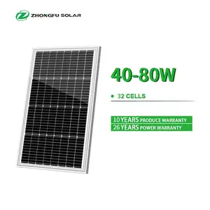 Markdown 판매 알루미늄 합금 반 배터리 도매 태양 전지 32pcs 8*4 셀 bifacial 패널