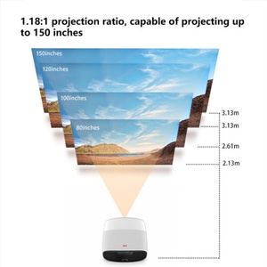 โปรเจคเตอร์ Toumei Q7 1080P โฮมเธียเตอร์ LCD โปรเจคเตอร์ 1300 ลูเมน โฟกัสอัตโนมัติ ปรับคีย์สโตนอัตโนมัติ - Product Image 4