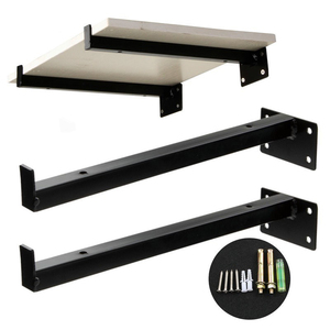 Furniture Kitchen Hidden Blind Supports Metal Invisible Wall Mounting Floating <b>Shelf</b> Brackets - Product Image 1