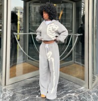 2025 automne hiver survêtements femmes deux pièces ensemble femmes vêtements surdimensionnés pantalons de survêtement et sweat à capuche ensemble survêtement ensembles