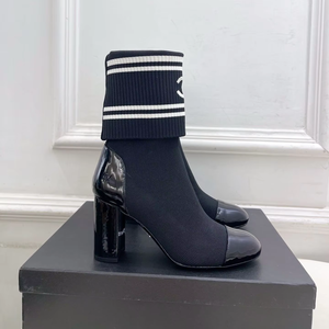 2026 Luxury Designer Brand Top-Quality Winter Shoes: Classic Mid-Calf Women's Boots, Knitted Socks, Boots, and <b>High</b> Heels - Product Image 6