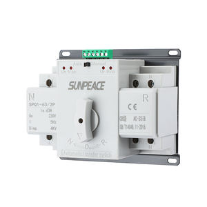 Usine directe AC ATS double alimentation 2P AC 220V 63A 100A 125A onduleur double alimentation automatique ATS <span class=keywords><strong>inverseur</strong></span> - Product Image 1