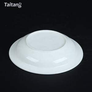 Taitang Hôtel Restaurant <span class=keywords><strong>Assiette</strong></span> <span class=keywords><strong>Creuse</strong></span> Or Blanc Jante Dîner En Céramique <span class=keywords><strong>Assiette</strong></span> <span class=keywords><strong>Creuse</strong></span> Pour La Salade de Pâtes - Product Image 3