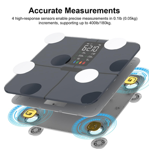 Welland Điện Thông Minh Kỹ Thuật Số Cơ Thể Chất Béo Hộ Gia Đình BMI Màn Hình Cảm Biến Điện Phòng Tắm Cho Cơ Thể Điều Khiển 180Kg Làm Quảng Đông - Product Image 4