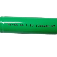 Batterie haute Température NI-MH AA 1.2V 1300mAh HT Batterie Dessus Plat Ou Haut de gamme nimh 1.3Ah 1.2v Cellule de Batterie Rechargeable