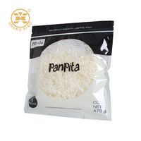Op Maat Bedrukte Flexibele Plastic Zak Food Grade Diepvriesproducten En Bakkerij Tortilla Verpakking Met Ritssluiting En Doorzichtig Venster