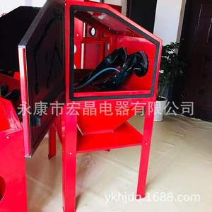 เครื่องพ่นทรายแห้งขนาดเล็ก Sbc350 สำหรับขจัดสนิมและคราบตะกรัน ใช้งานด้วยมือ ทำความสะอาดโลหะม้วน ขนาด 98x72x150 มม. - Product Image 4