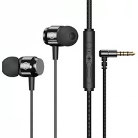Casque de jeu intra-auriculaire universel 3,5 mm compatible Type C pour la plupart des smartphones, filaire avec micro et contrôle de ligne
