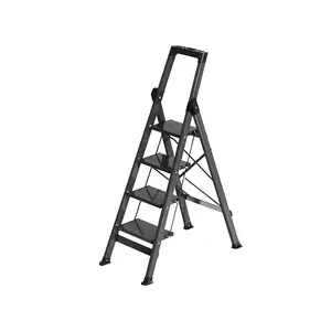 Prima Professionele Leverancier Aluminium Telescopische Manul Aluminium Ladder Opvouwbare Plegbare Ladders