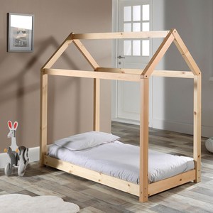<span class=keywords><strong>Letto</strong></span> piccolo <span class=keywords><strong>Montessori</strong></span> per bambini Girls House Kids Floor Bed Frame - Product Image 5
