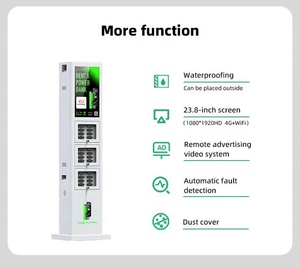 23.8 Inch Outdoor Lcd Advertising Waterproof Share Powerbank 4g Rental Vending Station <b>Charging</b> Station - Product Image 3