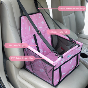 NOBLEZA pieghevole borse da viaggio lavabili cane gatto seggiolino auto trasportino con rinforzo sicuro per il lavaggio auto per i viaggi - Product Image 2