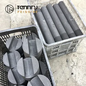 Kinds Of Size Extruded Graphite Rod For Casting