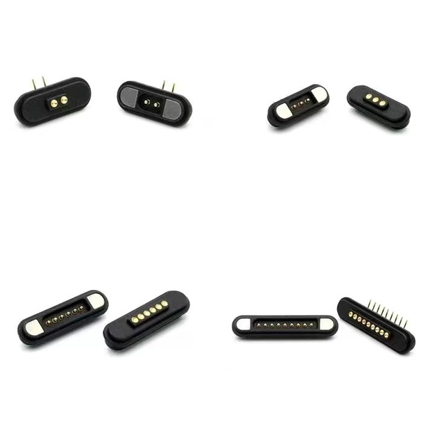 Customized Bending Connector 90 Degree Bend Magnetic Spring Pogo Pin Pin Header