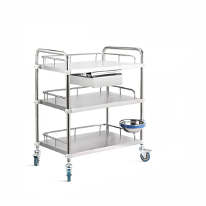 Xe đẩy thuốc bằng thép không gỉ, nhiều kích cỡ, bán chạy - Product Image 2