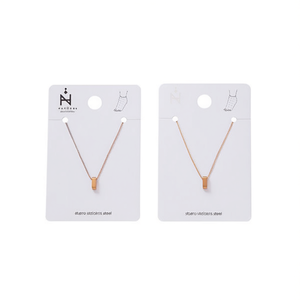 Cavigliera in acciaio inossidabile con lettera I, design minimalista per gioielli da donna alla moda - Product Image 2