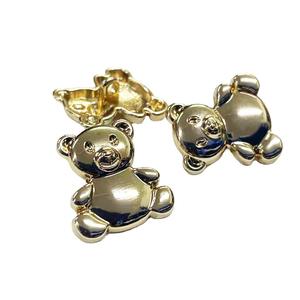 Hot-sale 20mm Bear Cartoon <strong>Buttons</strong> Bright Gold <strong>Button</strong> for Clothing Cardigan Decor <strong>Metal</strong> Sewing Accessories - Product Image 5