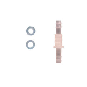 6-M10-6 Flexible Hoses <b>Adapters</b> <b>Connectors</b> Pagoda-Shaped Plastic Through-Panel Thread Nut Washer Straight-Through Connector - Product Image 1