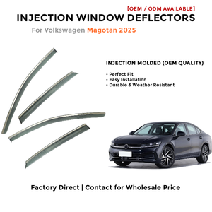 Déflecteurs de fenêtre latérale pare-pluie pour Toyota Cruiser 2019-2020 accessoires auto - Product Image 2