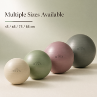 Ballon de yoga en PVC épaissi, durable et souple, ballon de fitness Pilates, ballon géant d'entraînement sensoriel pour équipement sportif adulte