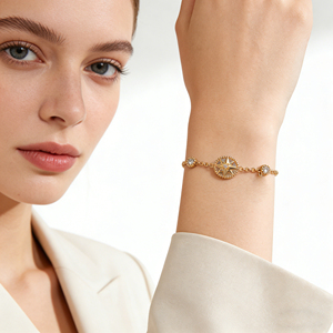 CUSTOM SILVER 10K/14K GOLD PLATED SOLID GOLD LAB GROWN DIAMOND ZICON ENGAGEMENT CLUSTER BANGLE UNISEX <b>CUTE</b> ANNIVERSARY PARTY - Product Image 4